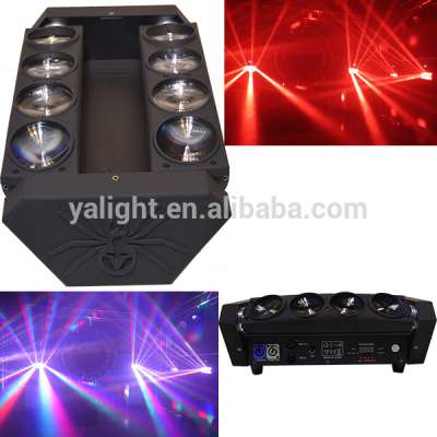 8x10W cool white or rgbw led spider beam moving head light