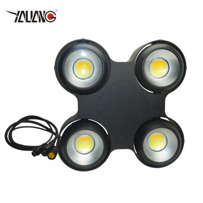 Stage equipment outdoor waterproof IP65 4 eye led light 4x100w cob blinder light